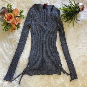 YOKI women’s top / Sweater / Midium/ Gray